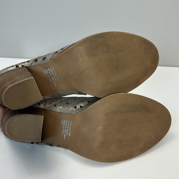 Steve Madden Gold Harmony Mules Size 10 - Picture 9 of 14